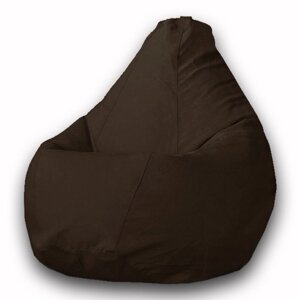 Кресло-мешок «Груша» Позитив Modus, размер L, диаметр 80 см, высота 100 см, велюр, цвет коричневый