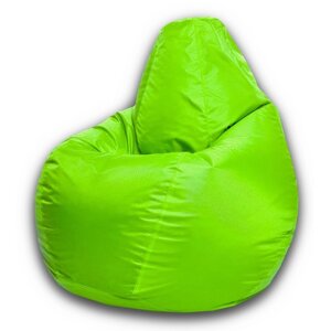 Кресло-мешок «Груша» Позитив, размер L, диаметр 80 см, высота 100 см, оксфорд, цвет салатовый неон