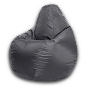 Кресло-мешок «Груша» Позитив, размер XL, диаметр 95 см, высота 125 см, оксфорд, цвет серый