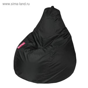 Кресло-мешок «Капля M», диаметр 100 см, высота 140 см, цвет чёрный