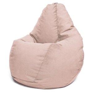 Кресло-мешок Комфорт, размер 90х115 см, ткань велюр, цвет розовый