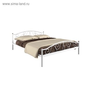 Кровать «Ангелина Плюс», 12002000 мм, металл, цвет белый