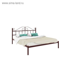 Кровать «Диана», 12002000 мм, металл, цвет коричневый