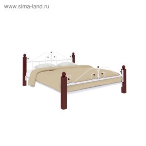 Кровать «Диана Люкс Плюс», 14002000 мм, металл, цвет белый