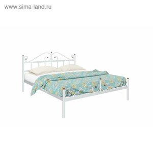 Кровать «Диана Плюс», 1400 2000 мм, металл, цвет белый