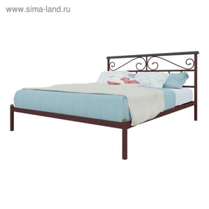 Кровать «Эсмиральда», 16002000 мм, металл, цвет коричневый