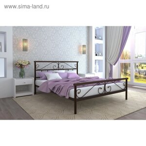 Кровать «Эсмиральда Плюс», 16002000 мм, металл, цвет коричневый