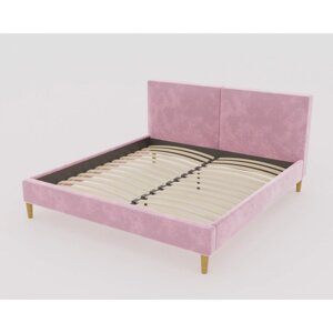 Кровать Линси с орт. основанием 1600х2000 розовый велюр