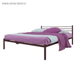 Кровать «Милана», 1200 2000 мм, металл, цвет коричневый