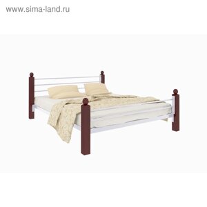 Кровать «Милана Люкс Плюс», 12002000 мм, металл, цвет белый