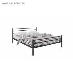 Кровать «Милана Плюс», 14001900 мм, металл, цвет чёрный