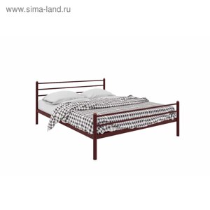 Кровать «Милана Плюс», 14002000 мм, металл, цвет коричневый
