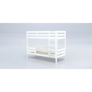 Кровать «Савушка»01, 2-ярусная, цвет белый, 90х200 см