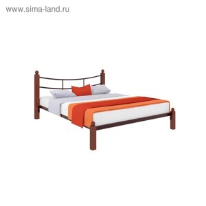 Кровать «Софья Люкс», 14002000 мм, металл, цвет коричневый