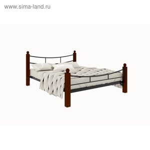 Кровать «Софья Люкс Плюс», 12002000 мм, металл, цвет чёрный