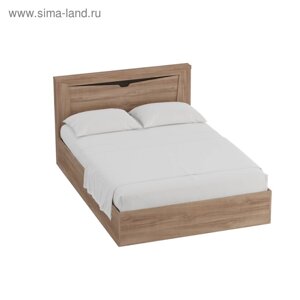 Кровать «Соренто» 1400, с ПМ и бельевым ящиком, 1480 2150 880 мм, цвет «дуб стирлинг»