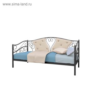 Кровать «Тахта Юлия», 8002000 мм, металл, цвет чёрный