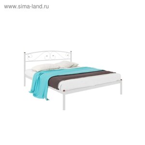 Кровать «Вероника», 1400 2000 мм, металл, цвет белый
