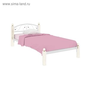 Кровать «Вероника Мини Люкс», 8002000 мм, металл, цвет белый