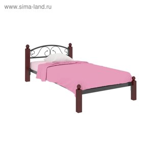 Кровать «Вероника Мини Люкс», 9002000 мм, металл, цвет чёрный