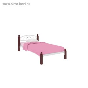 Кровать «Вероника Мини Люкс Плюс», 8001900 мм, металл, цвет белый