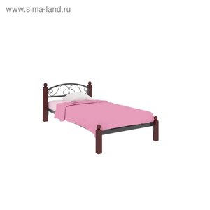 Кровать «Вероника Мини Люкс Плюс», 8002000 мм, металл, цвет чёрный