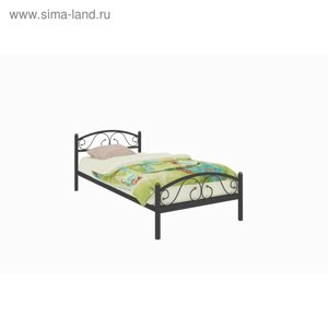 Кровать «Вероника Мини Плюс», 8001900 мм, металл, цвет чёрный