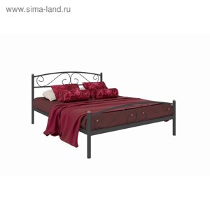 Кровать «Вероника плюс», 14002000 мм, металл, цвет чёрный