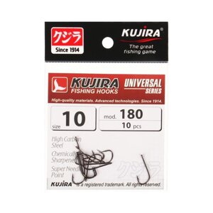 Крючки Kujira Universal 180, цвет BN,10, 10 шт.
