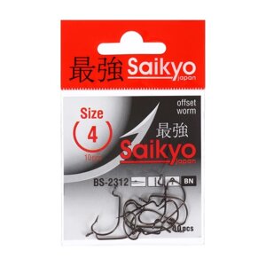 Крючки Saikyo BS-2312 BN № 4, 10 шт
