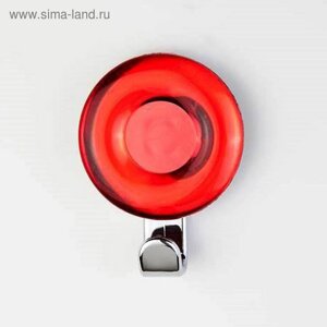 Крючок декоративный «Кольцо» красный