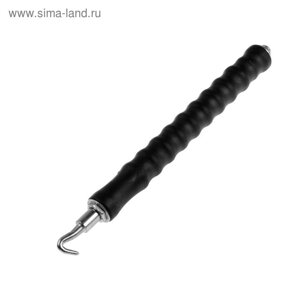 Крюк для вязки арматуры ТУНДРА, автоматический, обрезиненная рукоятка, 310 мм