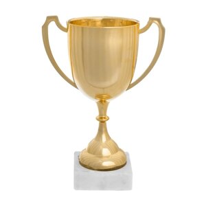 Кубок 117, наградная фигура, золото, подставка пластик, 17,1 12 6 см