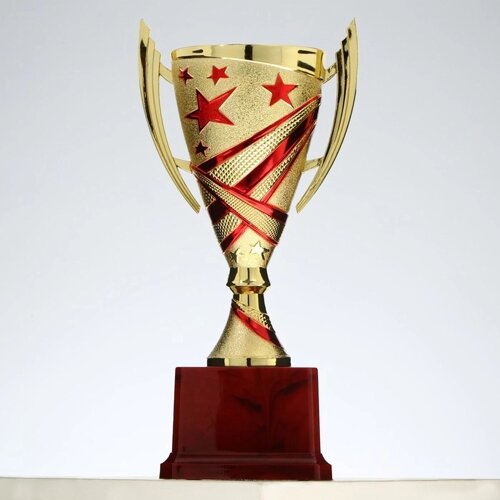 Кубок 183B, наградная фигура, золото, подставка пластик, 20,5 9,5 7,5 см.