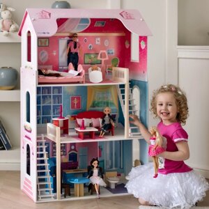 Кукольный домик «Вдохновение»16 предметов мебели, 2 лестницы)