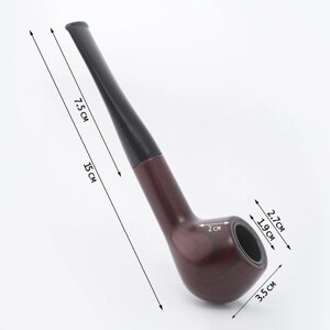 Курительная трубка для табака "Командор", классическая, 15 х 4х 3.7 см