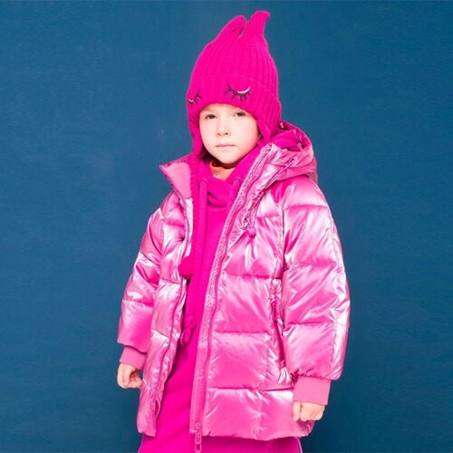 Куртка для девочек, рост 152 см, цвет розовый