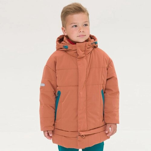 Куртка для мальчиков, рост 122 см, цвет охра