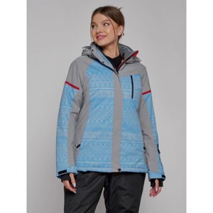 Куртка горнолыжная женская зимняя, размер 42, цвет голубой