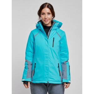 Куртка горнолыжная женская зимняя, размер 42, цвет голубой