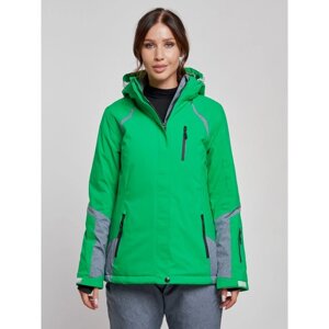 Куртка горнолыжная женская зимняя, размер 42, цвет зелёный