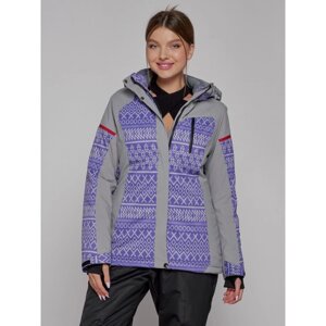 Куртка горнолыжная женская зимняя, размер 48, цвет фиолетовый