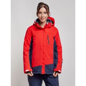 Куртка горнолыжная женская зимняя, размер 58, цвет красный