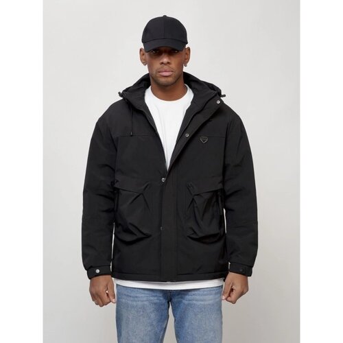 Куртка мужская весенняя, размер 58, цвет чёрный