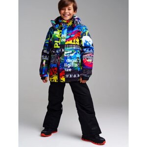 Куртка зимняя для мальчика PlayToday, рост 134 см