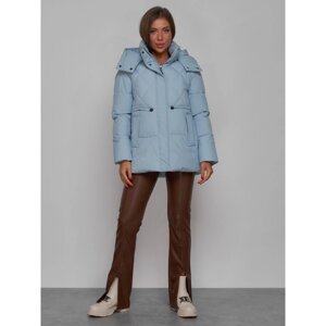 Куртка зимняя женская, размер 44, цвет голубой