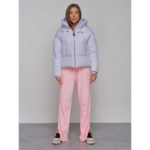 Куртка зимняя женская, размер 50, цвет фиолетовый