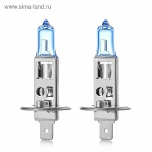 Лампа автомобильная, H1 Clearlight WhiteLight, набор 2 шт