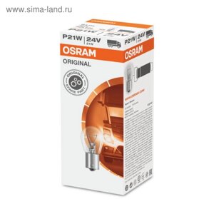 Лампа автомобильная Osram 24V P21W, BA15s) 7511