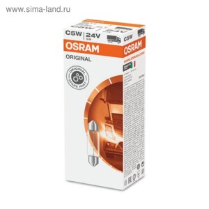 Лампа автомобильная Osram, C5W, 24 В, 5 Вт, 6423